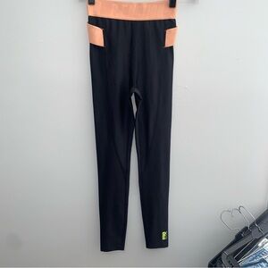 P.E Nation Black Shine 7/8 Legging size XS